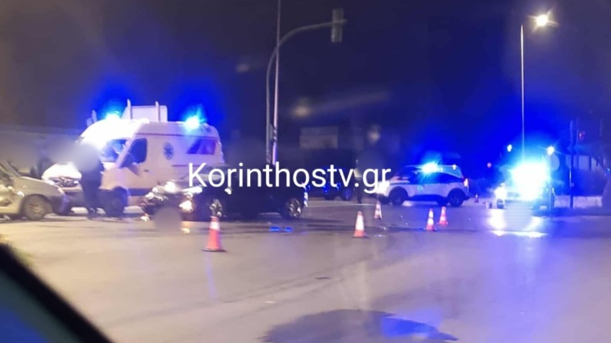 Κόρινθος: Σοβαρό τροχαίο με σύγκρουση δυο οχημάτων – Τραυματίστηκαν δυο άτομα