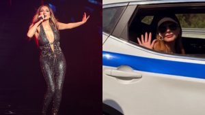 Δέσποινα Βανδή: Περιπολικό την μετέφερε μετά από πρόβλημα στο αυτοκίνητο όπου επέβαινε (vid)