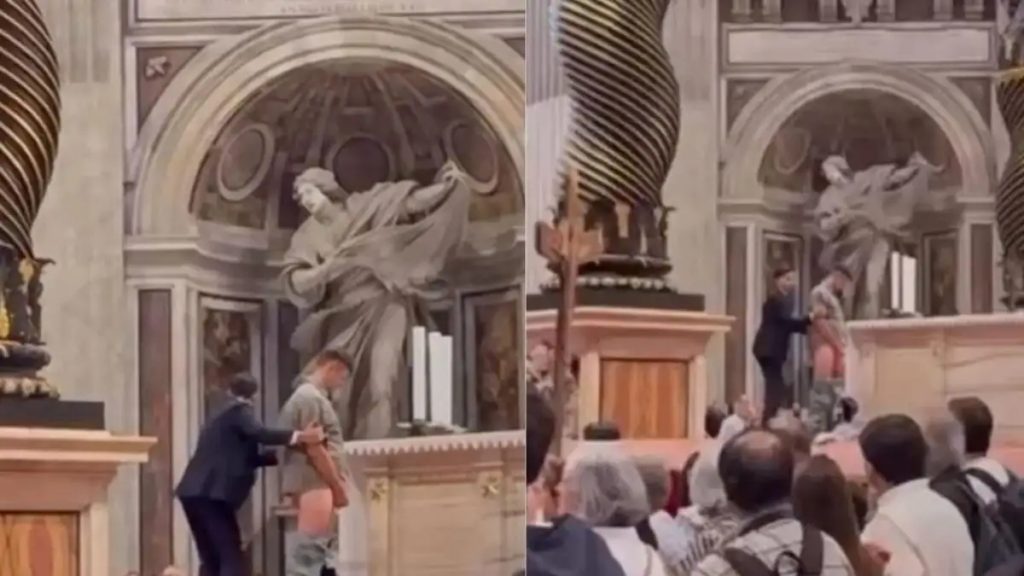 Σάλος στο Βατικανό: Συνελήφθη νεαρός που ούρησε στη Βασιλική