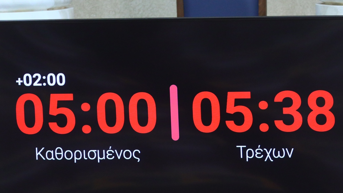 Από σήμερα η επιβολή “χρονοκόφτη” στη Βουλή – Ποιος ήταν ο πρώτος παραβάτης