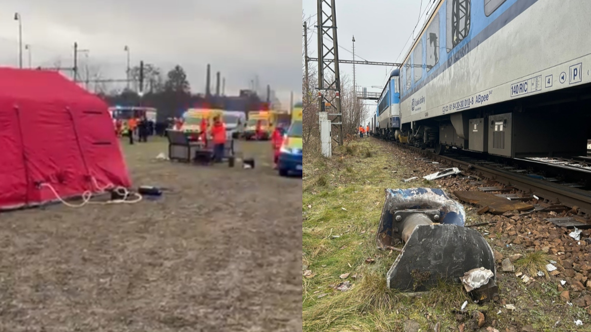 Τσεχία: Σύγκρουση επιβατικών τρένων – Πάνω από 40 τραυματίες, οι 5 σοβαρά (Εικόνες)