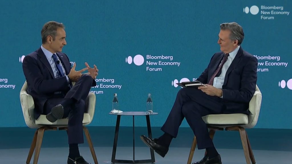 Μητσοτάκης στο Bloomberg Forum: “Η κρίση ανήκει στο παρελθόν – Ενεργειακός κόμβος και γέφυρα με την Ασία η Ελλάδα”