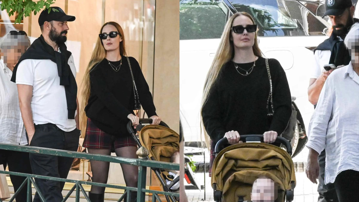 Αντωνία Καλλιμούκου – Νίκος Παραδείσης: Χαλαρή βόλτα στο Κολωνάκι με τον γιο τους (pics)