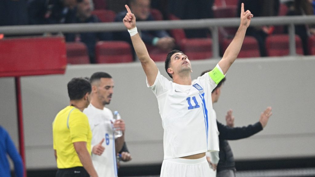 Ελλάδα – Σκωτία: Χτύπησε ξανά ο Μπακασέτας για το 1-0 της Εθνικής ομάδας