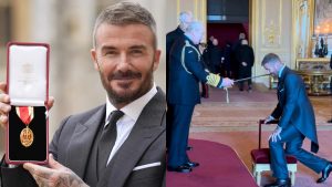 Ντέιβιντ Μπέκαμ: Χρίστηκε ιππότης από τον βασιλιά Κάρολο – Στο πλευρό του η Βικτόρια Μπέκαμ (vid)