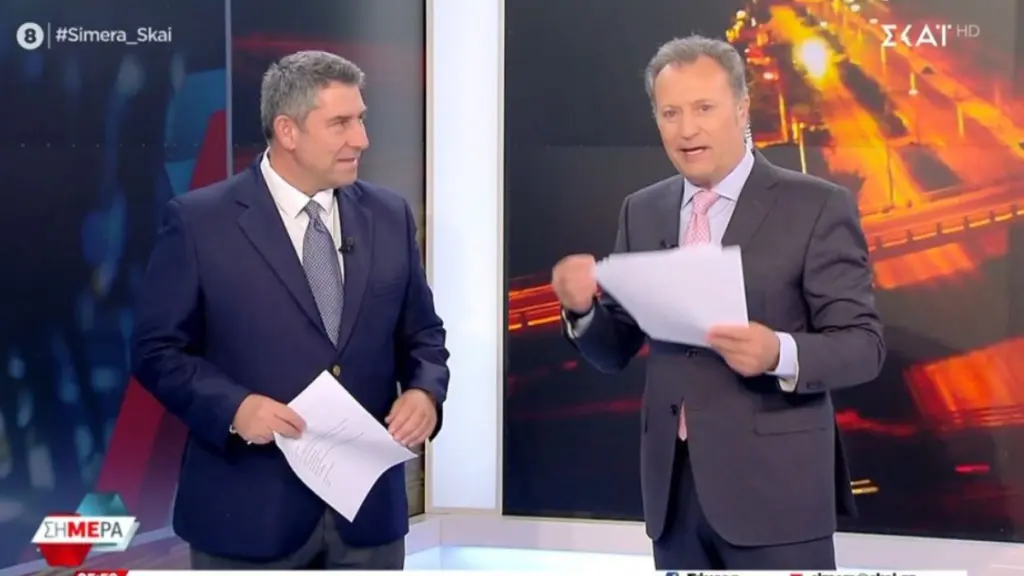 Άκης Παυλόπουλος: Εκτός εκπομπής ο δημοσιογράφος του ΣΚΑΪ – «Οι σκληροί μένουν εδώ», είπε ο Δημήτρης Οικονόμου