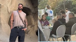 Δημήτρης Αλεξάνδρου: Μαζί με την Ρία Ελληνίδου και τον μικρό Πάρη για βάφλες στην Πεντέλη (vid)