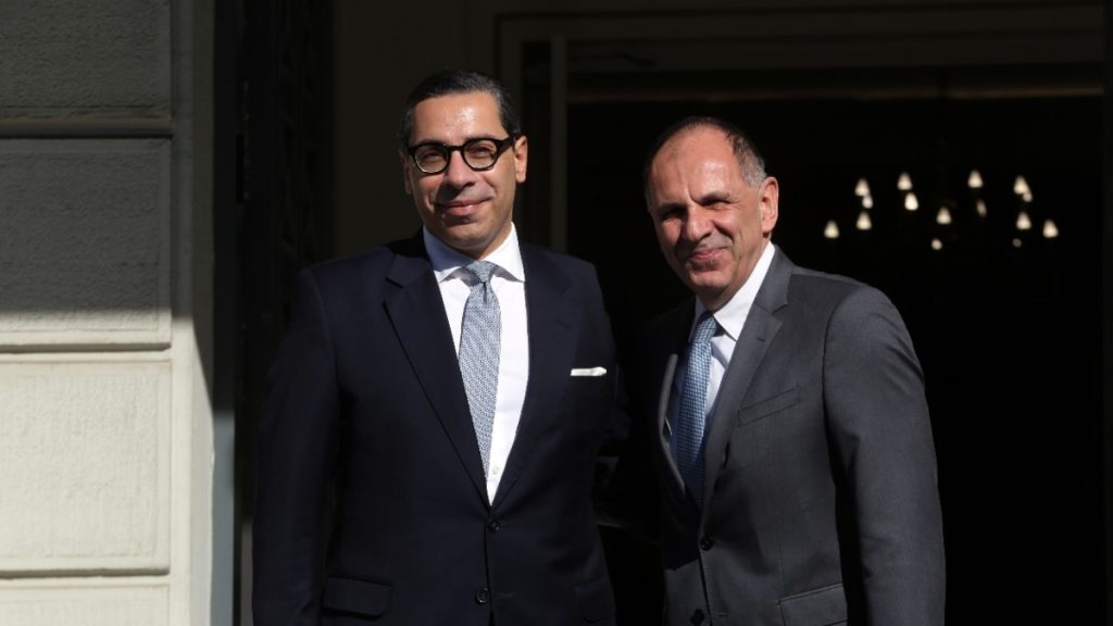 Συνάντηση Γεραπετρίτη με τον Κύπριο ομόλογό του Κωνσταντίνο Κόμπο