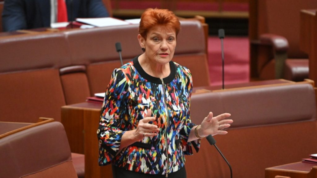 Αυστραλία: Η ακροδεξιά γερουσιαστής Πολίν Χάνσον αποβλήθηκε από τη Γερουσία μετά την εμφάνισή της στο Κοινοβούλιο με μπούρκα