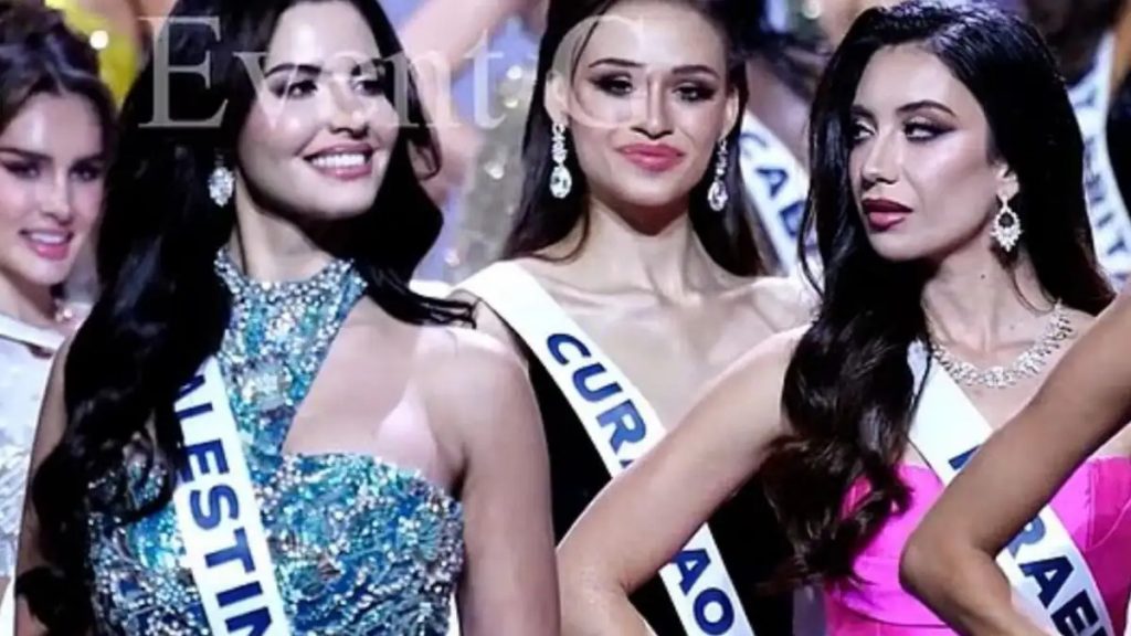 Μις Υφήλιος: Το «εχθρικό» βλέμμα της Μις Ισραήλ στη Μις Παλαιστίνη που ξεσήκωσε αντιδράσεις (vid)