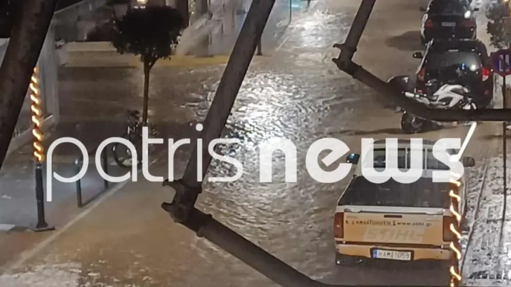Λεχαινά: Προβλήματα από το πέρασμα της κακοκαιρίας – Έπεσαν δέντρα, οι δρόμοι έγιναν «χείμαρροι» (Βίντεο)