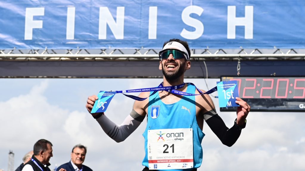 42ος Αυθεντικός Μαραθώνιος: Ο Παναγιώτης Καραΐσκος τερμάτισε πρώτος στο Καλλιμάρμαρο