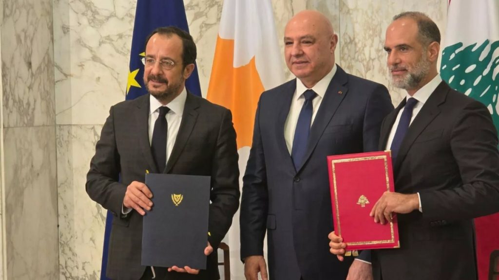 Υπεγράφη η συμφωνία για οριοθέτηση της ΑΟΖ μεταξύ Κύπρου και Λιβάνου – Τα σημαντικότερα σημεία της