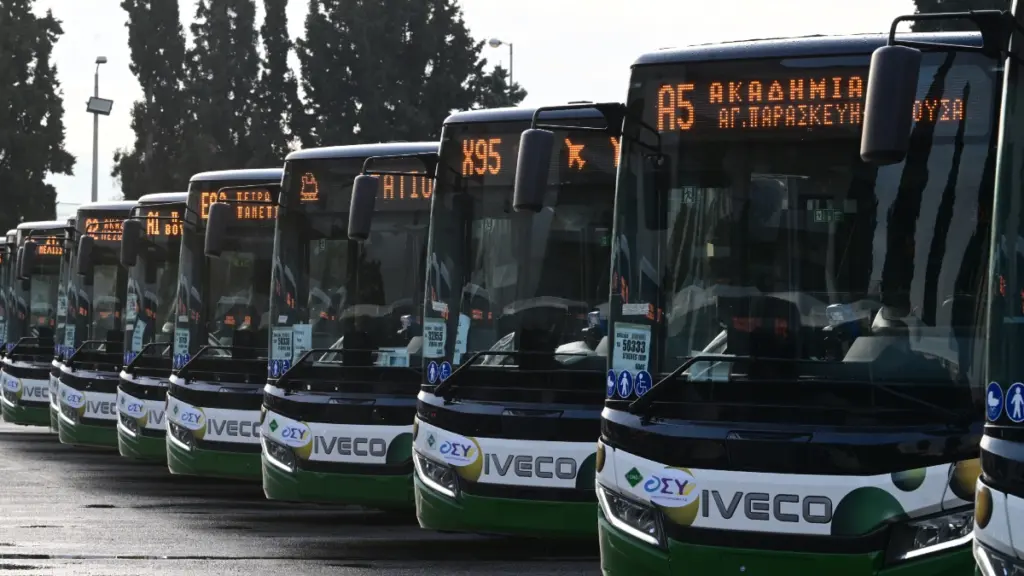 Χωρίς λεωφορεία η Αθήνα την Τετάρτη για έξι ώρες λόγω κινητοποιήσεων