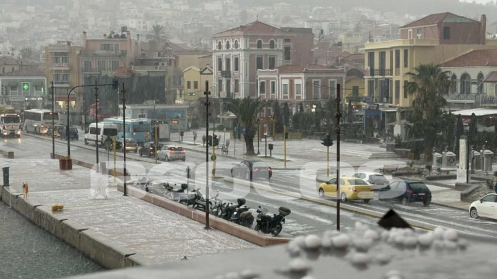 Η κακοκαιρία Adel “έπνιξε” την Λέσβο – Πλημμύρισαν οι δρόμοι μέσα σε λίγα λεπτά (βίντεο)