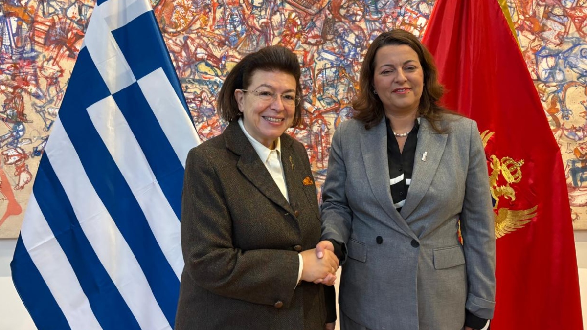 Μενδώνη: «Την Ελλάδα και το Μαυροβούνιο, εκτός από τους πολιτικούς, μας συνδέουν στενοί ιστορικοί και πολιτιστικοί δεσμοί»