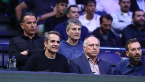 Κυριάκος Μητσοτάκης: Υπό το βλέμμα του πρωθυπουργού η μάχη του Τζόκοβιτς για το Hellenic Championship