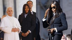 Ναόμι Κάμπελ: Η συνάντηση με τον Πάπα Λέοντα ΙΔ΄ στο Βατικανό – Το δώρο που του έδωσε (pics)