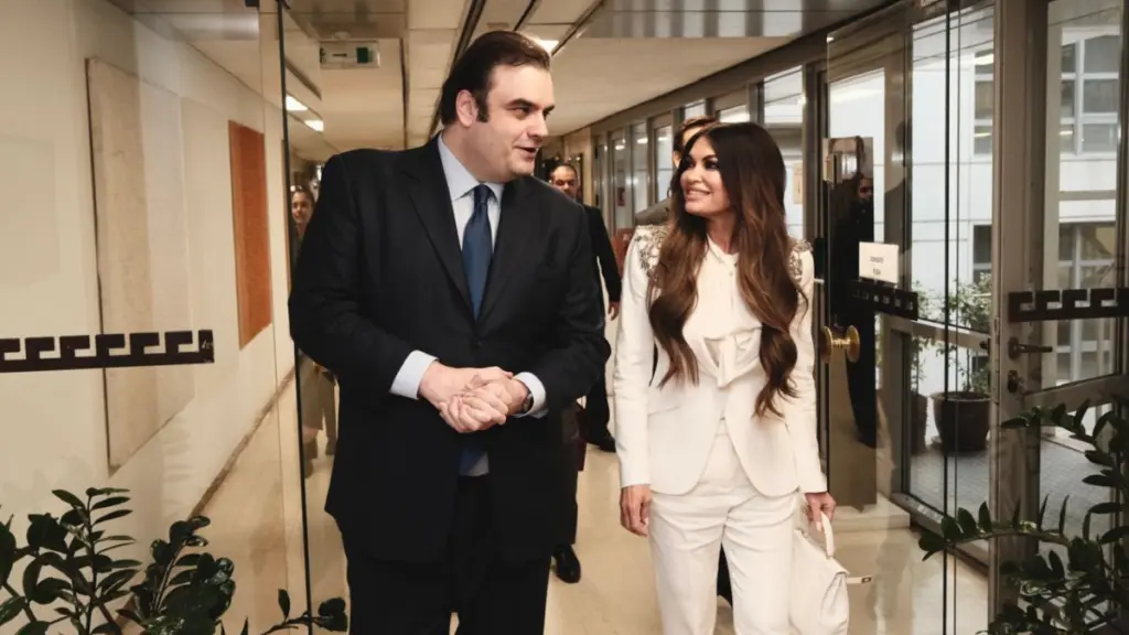 Κυριάκος Πιερρακάκης: Συναντήθηκε με την Κίμπερλι Γκίλφοϊλ