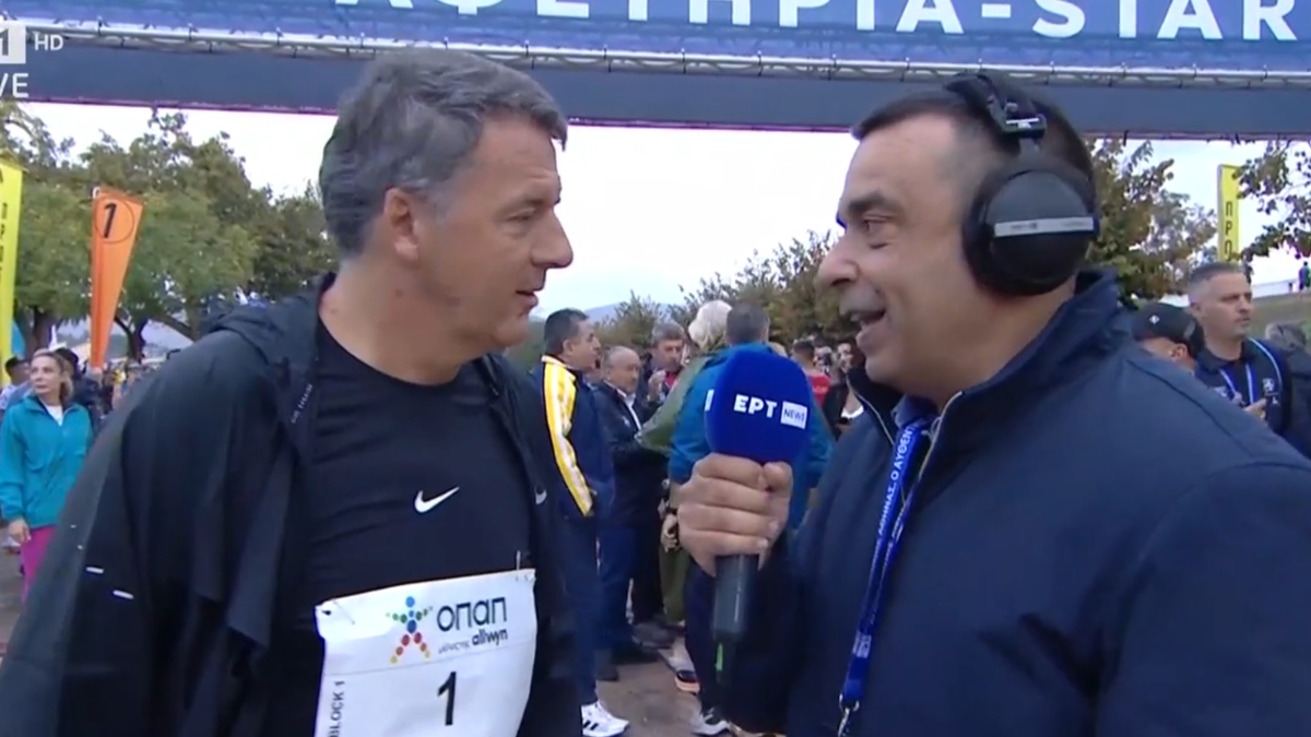 Ματέο Ρέντσι: «Είχα ως όνειρο να τρέξω στον Αυθεντικό Μαραθώνιο – Θέλω να διαφημίσω την Ελλάδα»