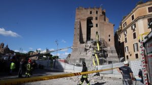 Ρώμη: Ημέρα πένθους η Τετάρτη 5 Νοεμβρίου για τον θάνατο του εργάτη από την κατάρρευση του μεσαιωνικού πύργου
