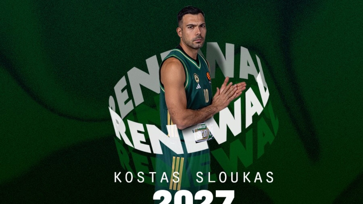 Παναθηναϊκός AKTOR: Επίσημη η ανανέωση με Σλούκα ως το 2027