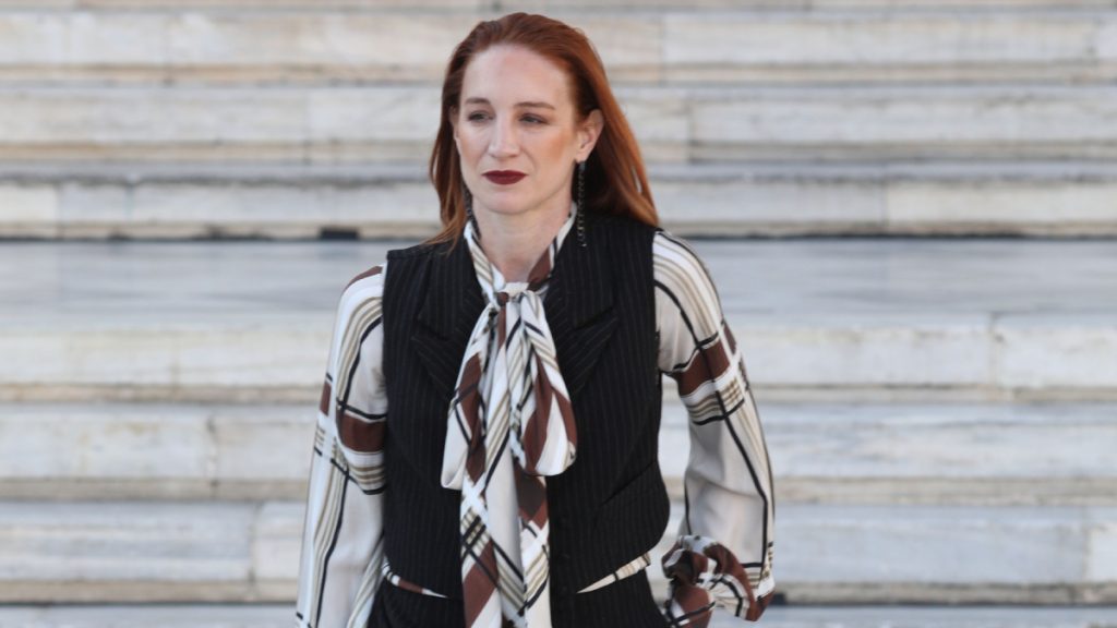 Στεφανία Γουλιώτη: Η φωτογραφία με τον Χριστόφορο Παπακαλιάτη από τα γυρίσματα του Maestro (pic)