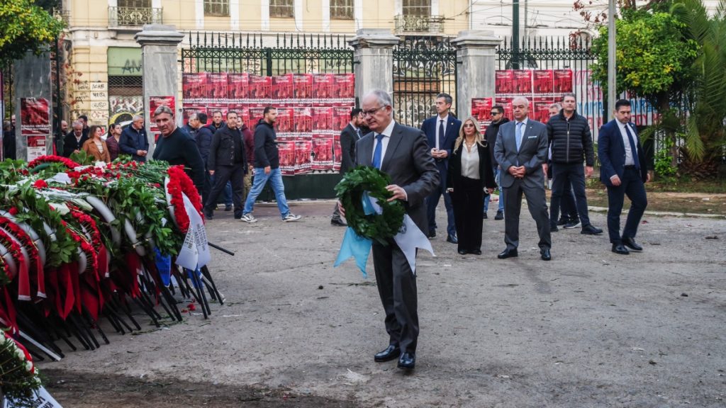 Τασούλας: “Η φωνή του Πολυτεχνείου, που ταρακούνησε τη δικτατορία, γίνεται σήμερα χρέος για μία δημοκρατική πολιτεία”