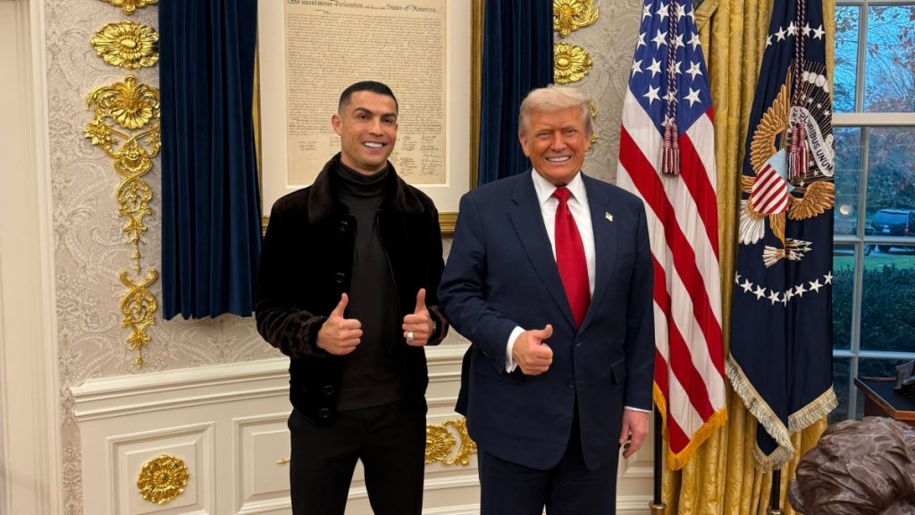 Κριστιάνο Ρονάλντο: Συναντήθηκε με τον Τραμπ στον Λευκό Οίκο – Σε θερμό κλίμα οι συζητήσεις τους