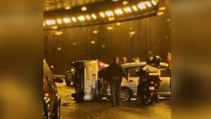 Καραμπόλα τα ξημερώματα στη γέφυρα της Χαμοστέρνας – Αναποδογύρισε Ι.Χ. (Βίντεο)