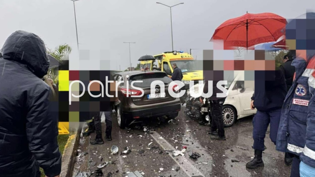 Σοβαρό τροχαίο στον Πύργο – 7 τραυματίες, ανάμεσα τους ένα βρέφος και ένα παιδί