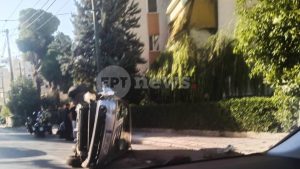 Χαλάνδρι: Αναποδογύρισε ΙΧ στο Χαλάνδρι – Μία γυναίκα τραυματίστηκε ελαφρά