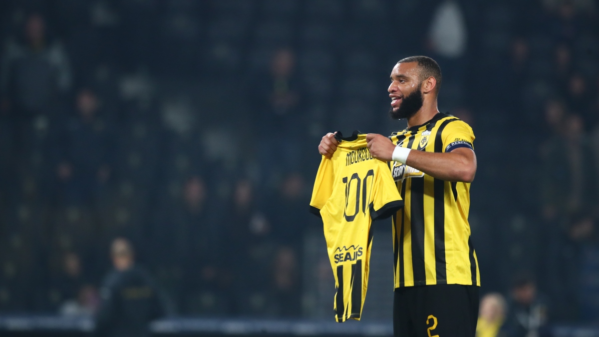 ΑΕΚ: Έφτασε τις 100 εμφανίσεις με τα «κιτρινόμαυρα» ο Μουκουντί