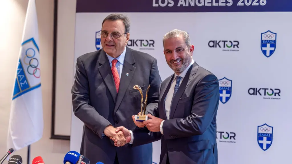 O Όμιλος AKTOR Χρυσός Χορηγός της Ελληνικής Ολυμπιακής Επιτροπής έως τους Ολυμπιακούς Αγώνες Los Angeles 2028