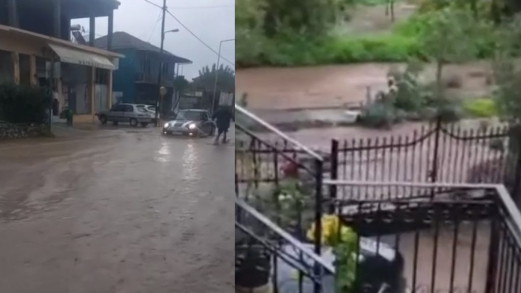 Επελαύνει η κακοκαιρία Byron: Πλημμύρες και κατολισθήσεις σε Λακωνία και Ζάκυνθο – 112 για Ανατολική Μάνη, Ευρώτα, Πιερία (βίντεο)