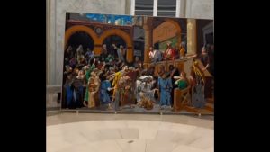 Το έργο του Μιχάλι Μουνκάτσι “Ecce Homo” με 150.000 τουβλάκια Lego (βίντεο)