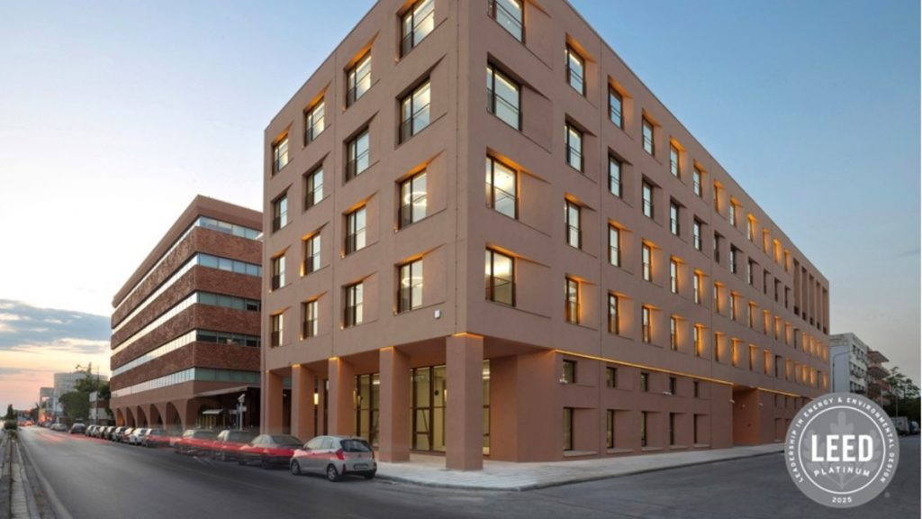 DIMAND: Τα γραφεία της Τράπεζας Εμπορίου και Ανάπτυξης Ευξείνου Πόντου πιστοποιήθηκαν με LEED Platinum