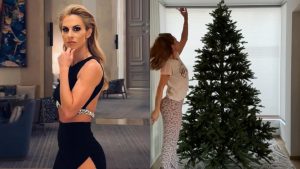 Ντορέττα Παπαδημητρίου: Το εντυπωσιακό χριστουγεννιάτικο δέντρο που στόλισε στο σπίτι της (vid)