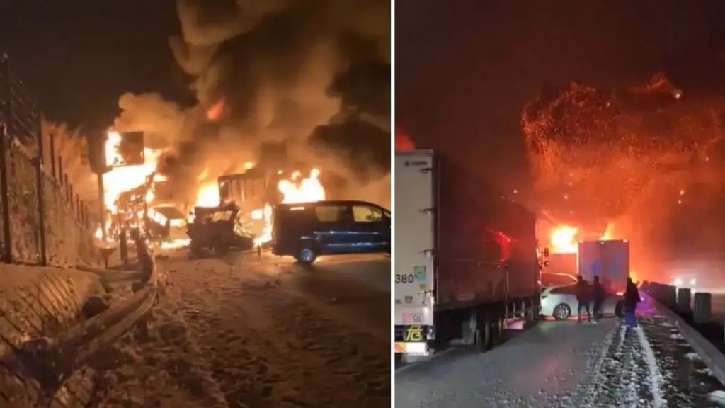 Ιαπωνία: Θανατηφόρα καραμπόλα 50 αυτοκινήτων – Ένας νεκρός και 26 τραυματίες (Βίντεο)