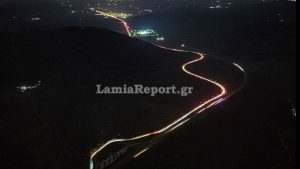 Ταλαιπωρία στην Εθνική Οδό – Ουρές χιλιομέτρων στο Κάστρο Βοιωτίας (βίντεο)