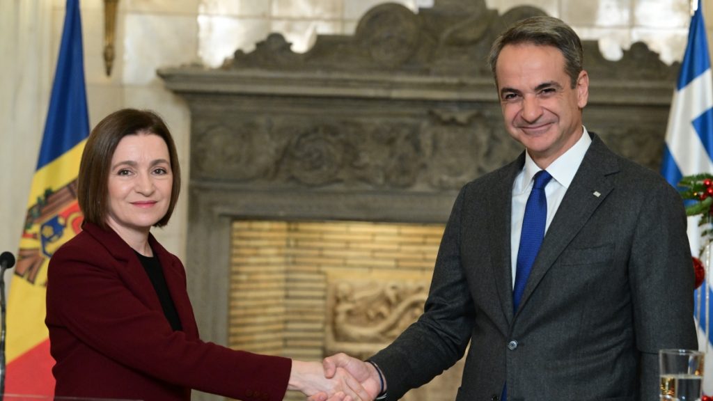 Μητσοτάκης: «Στρατηγική προτεραιότητα για την Ελλάδα η ένταξη της Μολδαβίας στην ΕΕ»