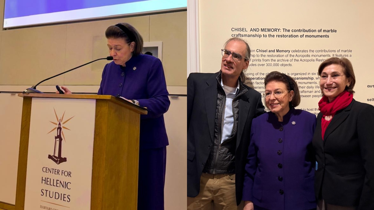 Λίνα Μενδώνη, στο Χάρβαρντ: «Η πολιτιστική κληρονομιά είναι βιώσιμος ζωτικός πόρος για το μέλλον»