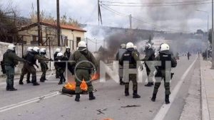 Μυτιλήνη: Ένοχοι οι 20 από τους 24 κατηγορούμενους για τις συγκρούσεις με την Αστυνομία τον Φεβρουάριο του 2020