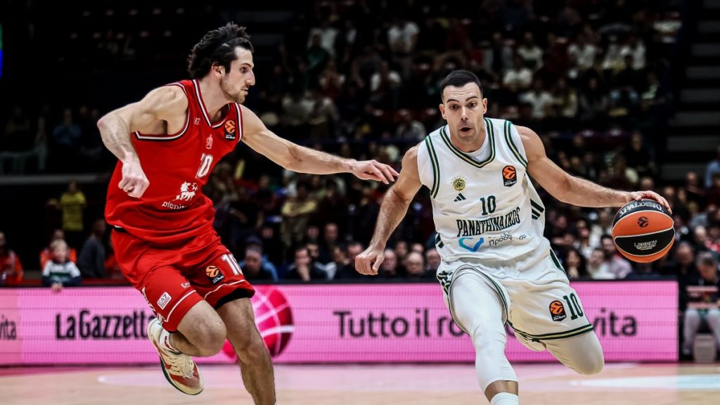 Αρμάνι Μιλάνο-Παναθηναϊκός 96-89: Πάλεψε στο τέλος αλλά ήταν αργά