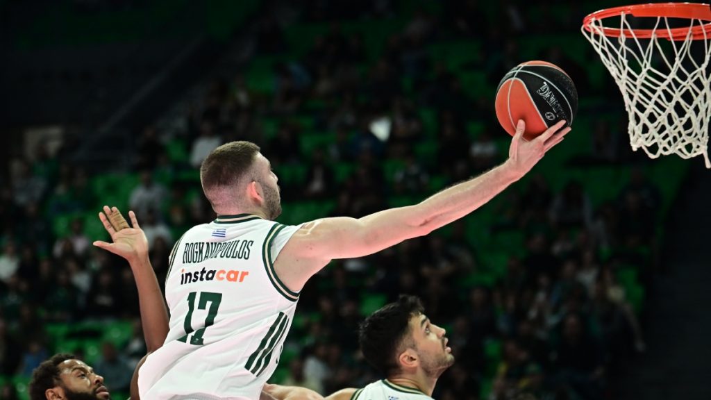 Παναθηναϊκός AKTOR – Πανιώνιος 110-66: Με μυθική εμφάνιση Ρογκαβόπουλου πήρε τη νίκη