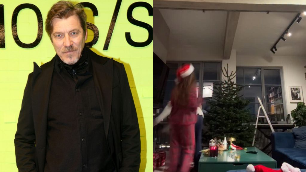 Γιάννης Στάνκογλου: Στόλισε το χριστουγεννιάτικο δέντρο μαζί με τα παιδιά του (vid)