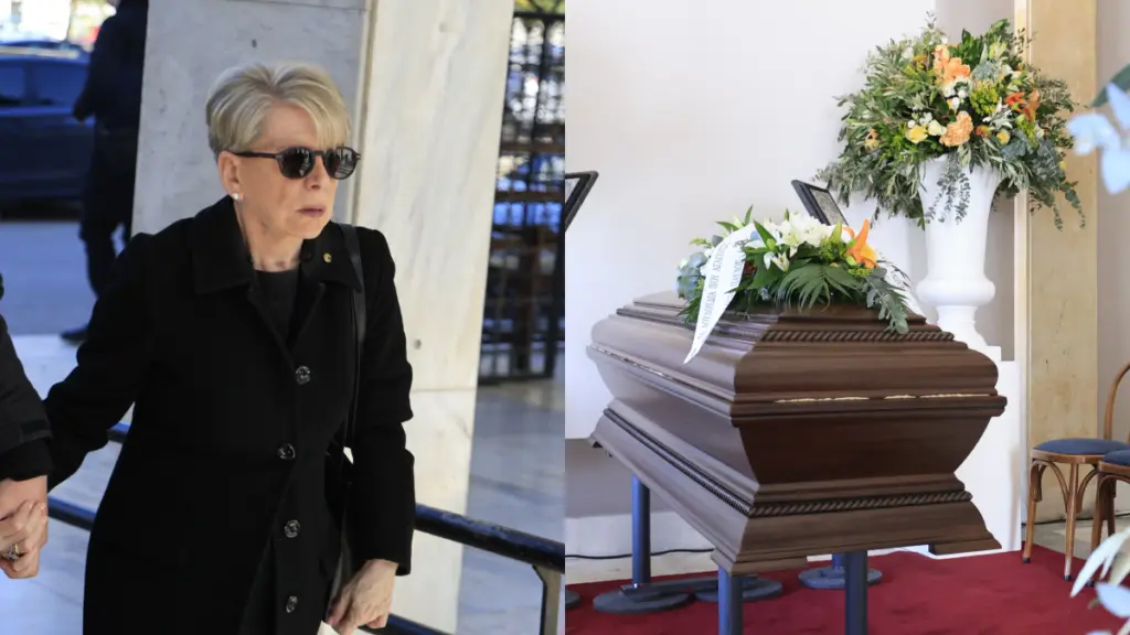Σύλβα Ακρίτα: Θλίψη στο τελευταίο «αντίο» στην πρώην υπουργό – Καταρρακωμένη η κόρη της, Έλενα (pics)