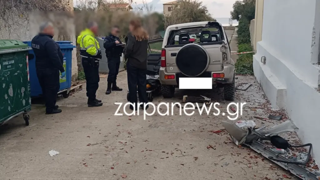 Τροχαίο δυστύχημα στα Χανιά: ΙΧ προσέκρουσε σε τοίχο – Νεκρός ο 37χρονος οδηγός (φωτογραφίες)