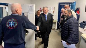 Χαρακόπουλος στο ΕΚΑΒ Θεσσαλίας: «Με τους ανθρώπους του καθήκοντος παραμονή Χριστουγέννων»