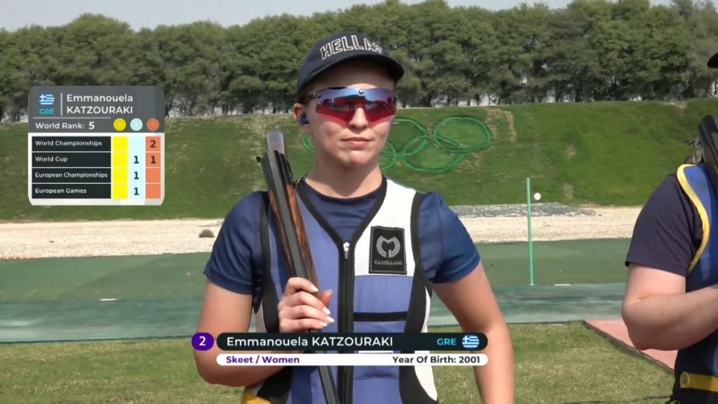 Εμμανουέλα Κατζουράκη: Κατέκτησε το χάλκινο μετάλλιο στο Παγκόσμιο Κύπελλο σκοποβολής της Ντόχα